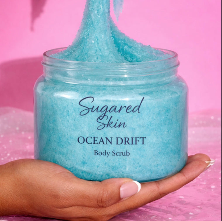 Sugared Skin Ocean Drift Body Scrub 12oz.