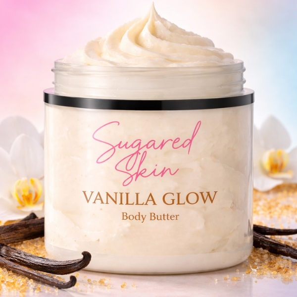 Sugared Skin Vanilla Glow Body Butter 12oz.
